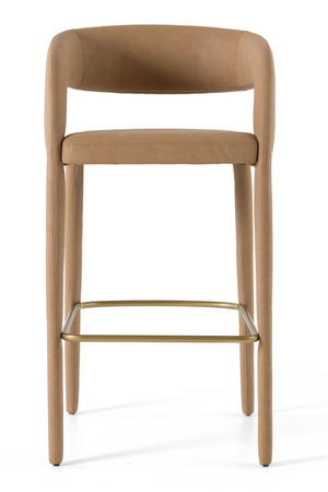   Vegan Leather Upholstered Bar Chair | Oroa.com