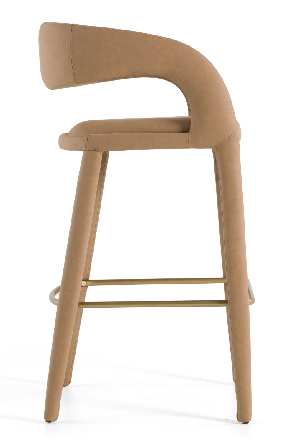   Vegan Leather Upholstered Bar Chair | Oroa.com