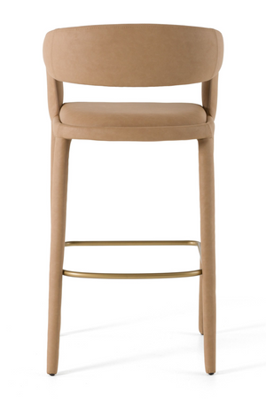   Vegan Leather Upholstered Bar Chair | Oroa.com