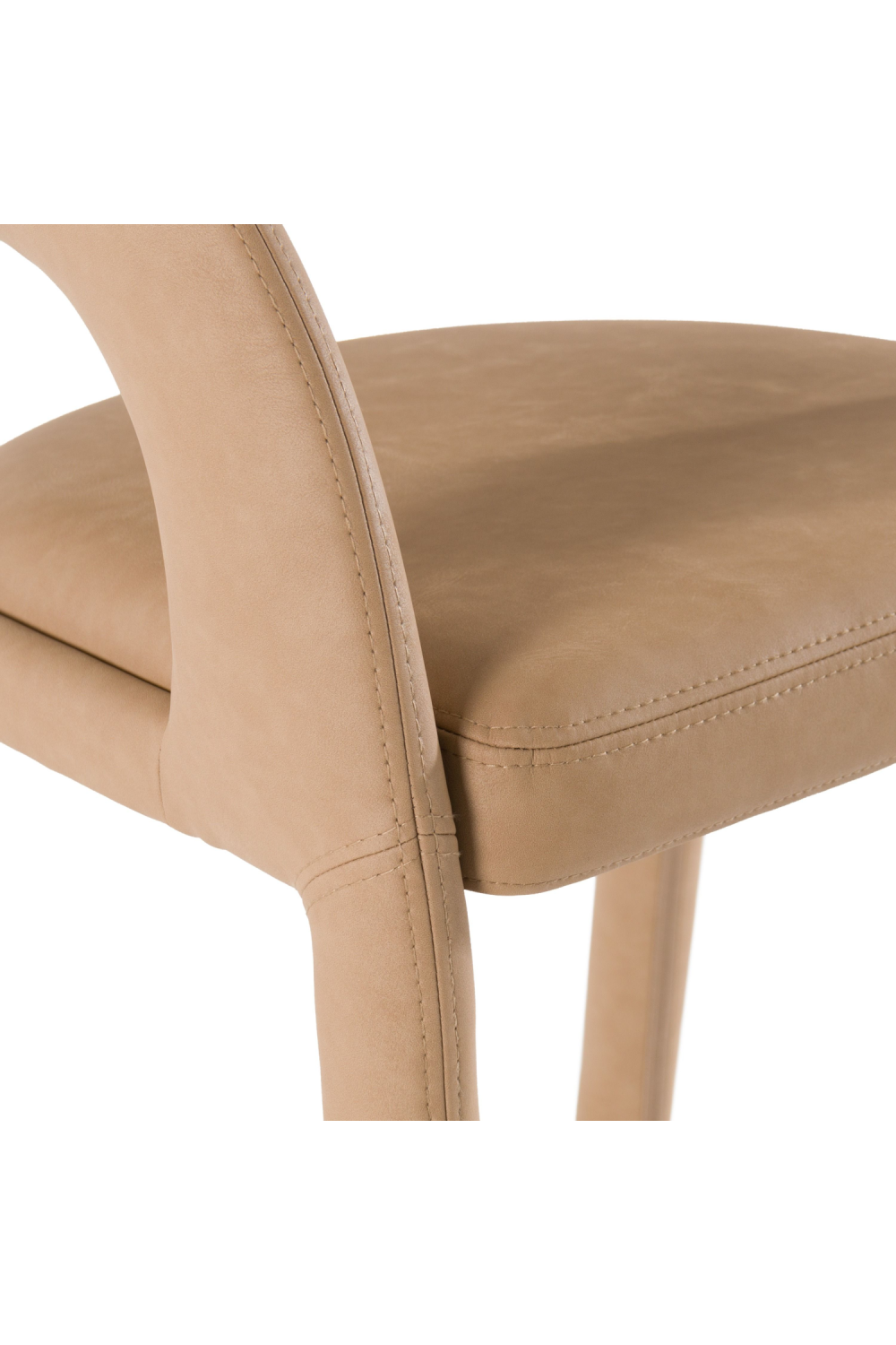   Vegan Leather Upholstered Bar Chair | Oroa.com