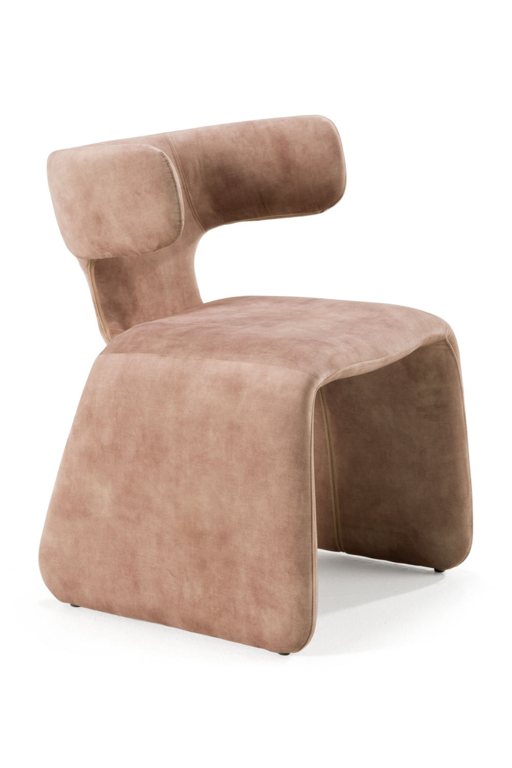   Asymmetrical Velvet Dining Chair | Oroa.com