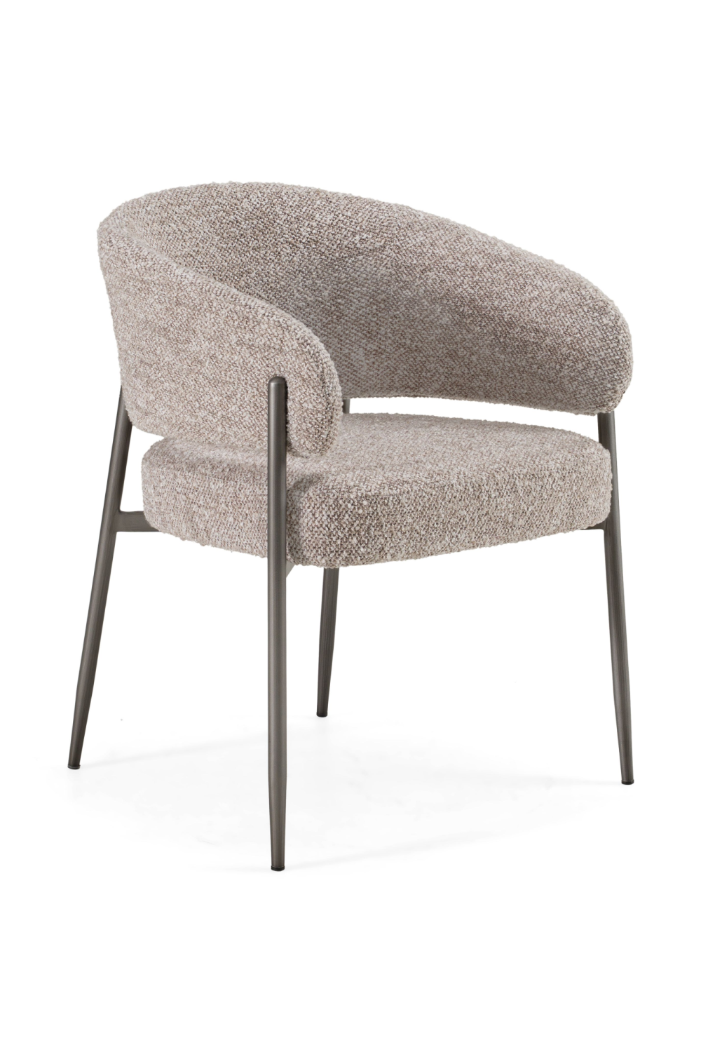   Gray Curved Dining Chair | Oroa.com