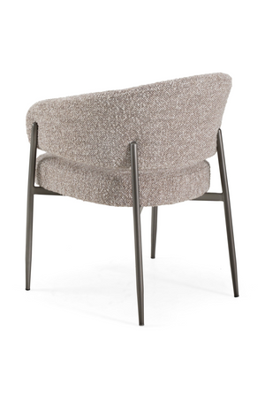   Gray Curved Dining Chair | Oroa.com