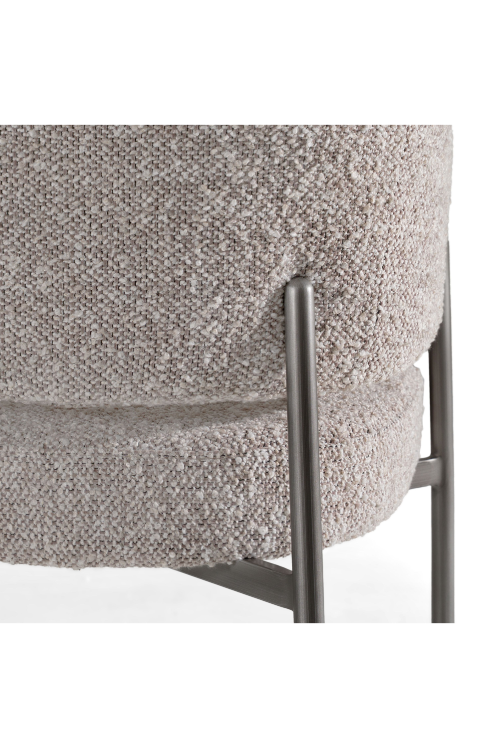   Gray Curved Dining Chair | Oroa.com