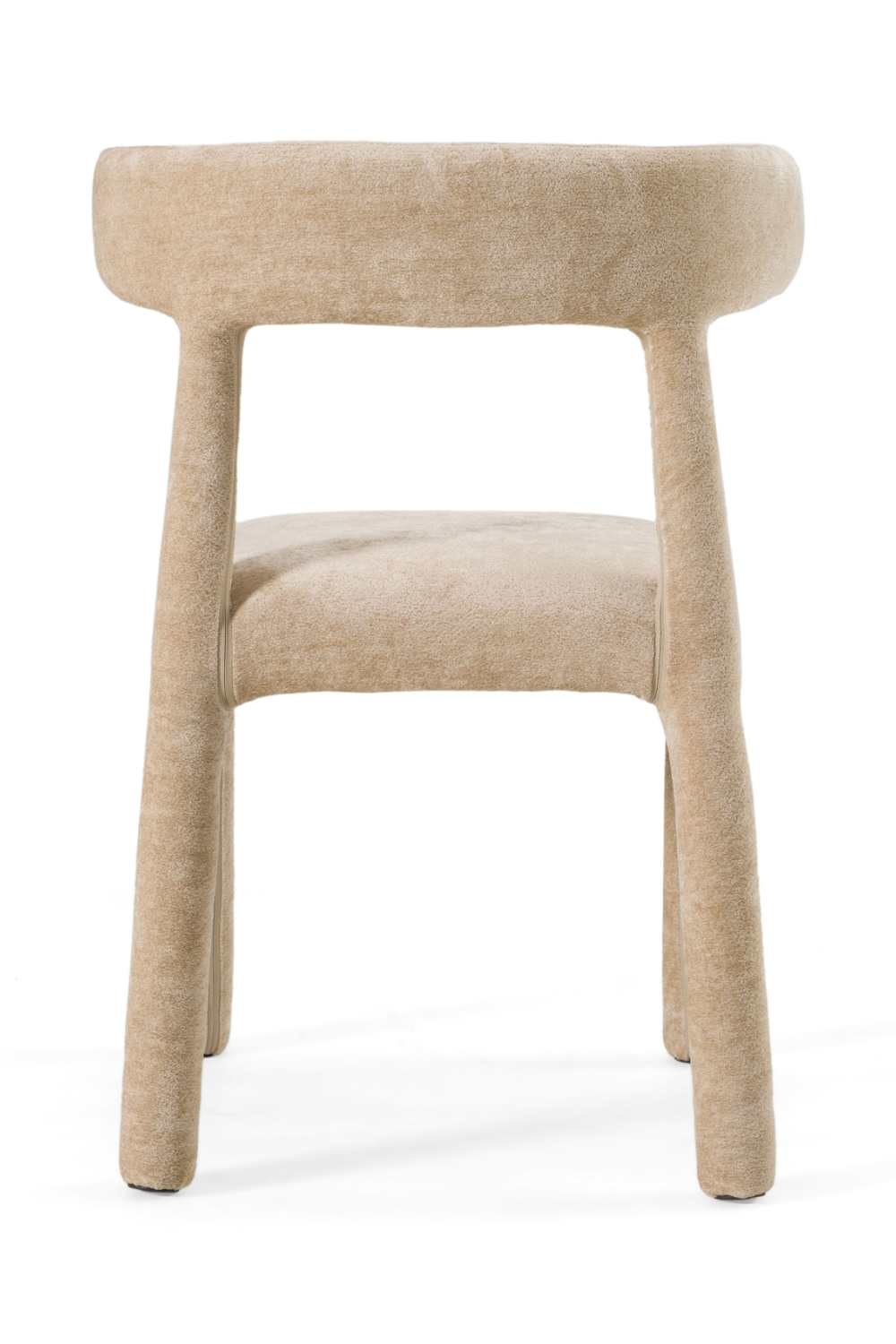   Beige Velvet Dining Chair | Oroa.com