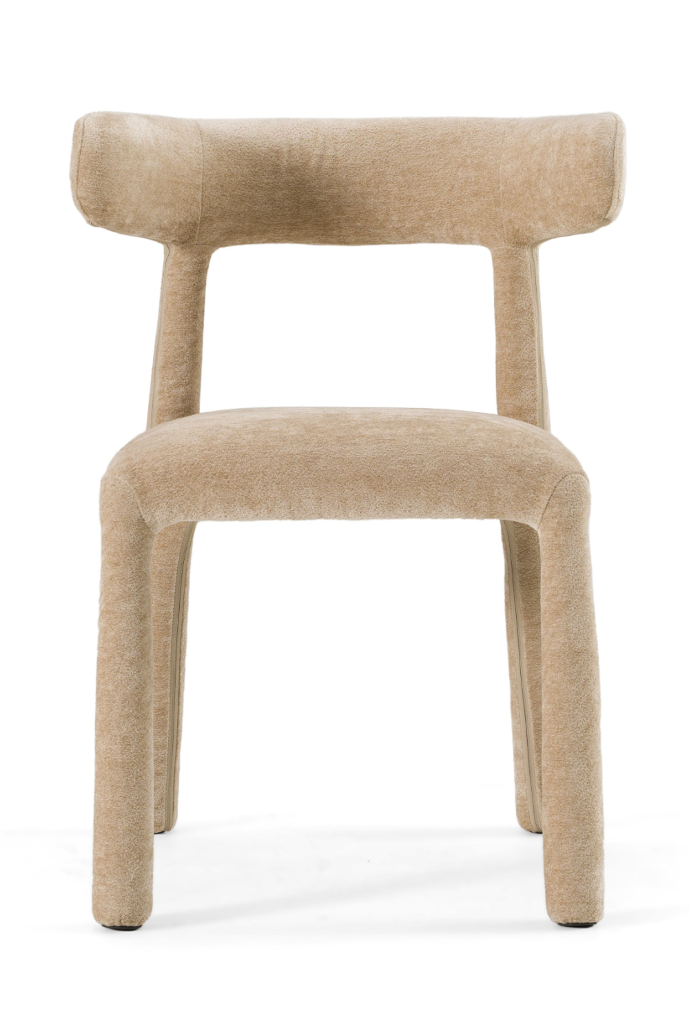   Beige Velvet Dining Chair | Oroa.com
