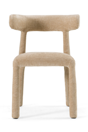   Beige Velvet Dining Chair | Oroa.com