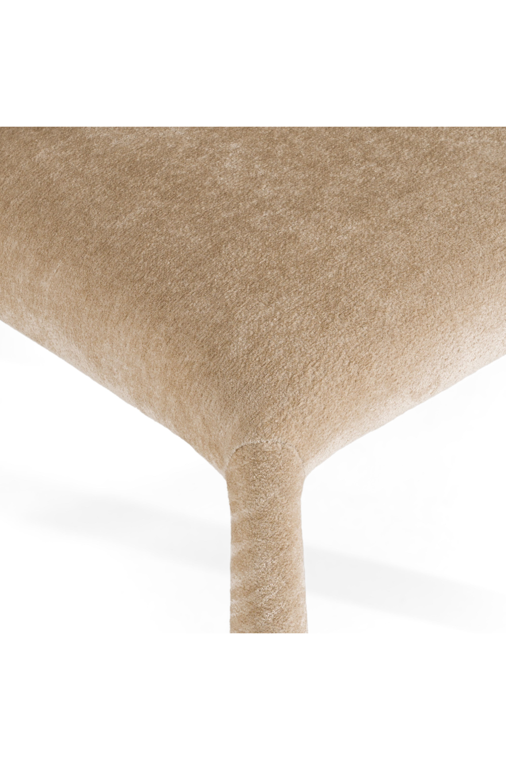   Beige Velvet Dining Chair | Oroa.com