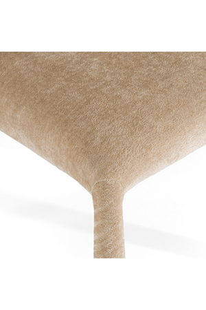   Beige Velvet Dining Chair | Oroa.com