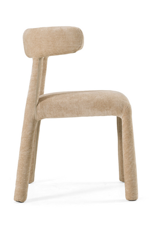   Beige Velvet Dining Chair | Oroa.com