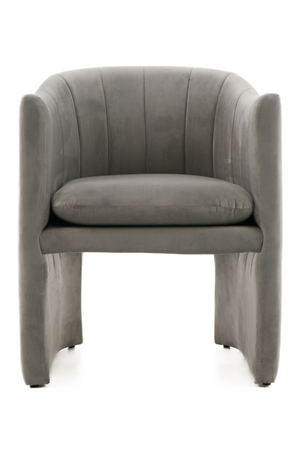   Velvet Curved Dining Chair | Oroa.com