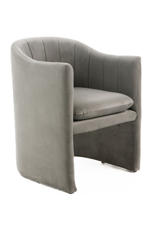  Velvet Curved Dining Chair | Oroa.com