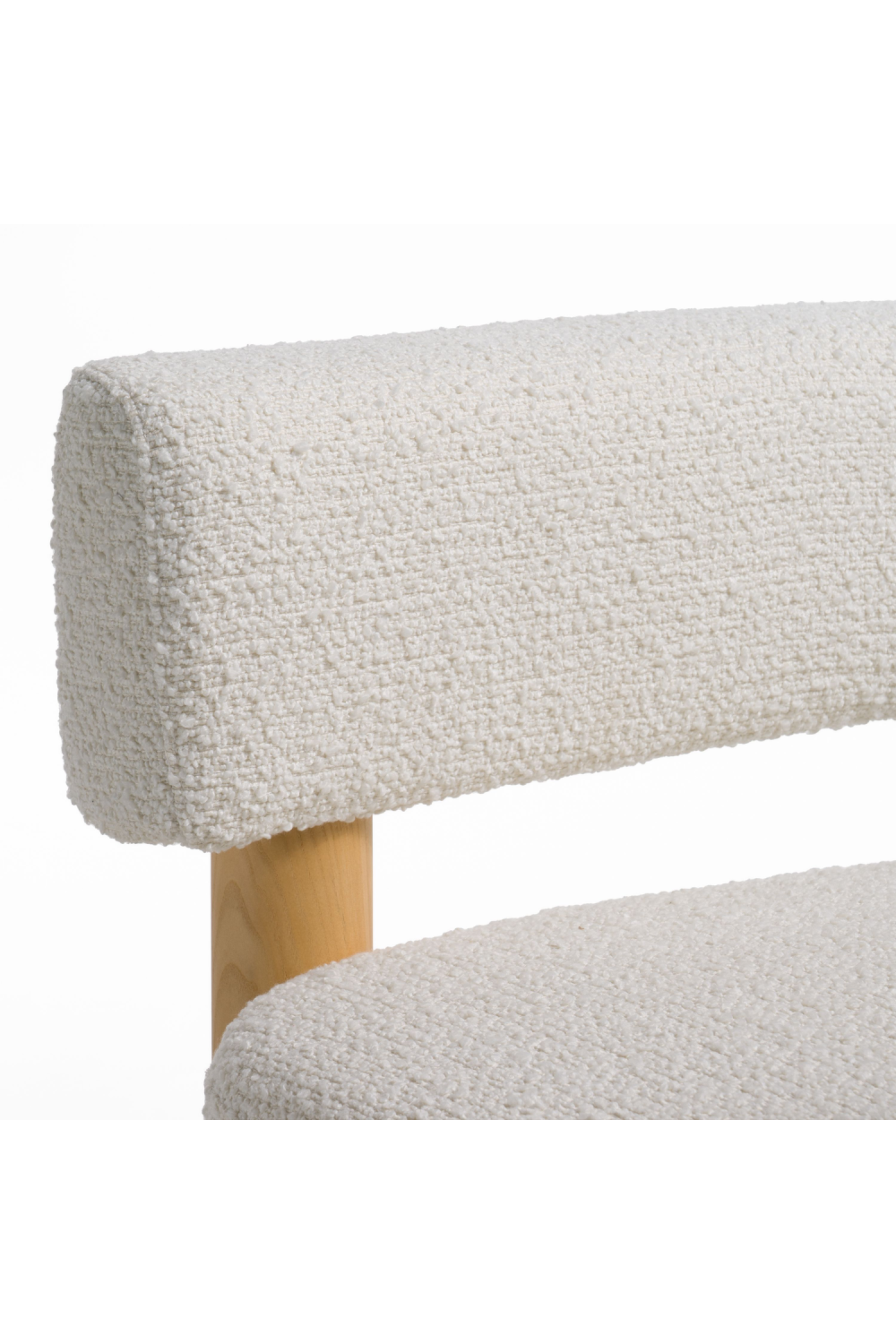   Beech Framed White Accent Chair | Oroa.com