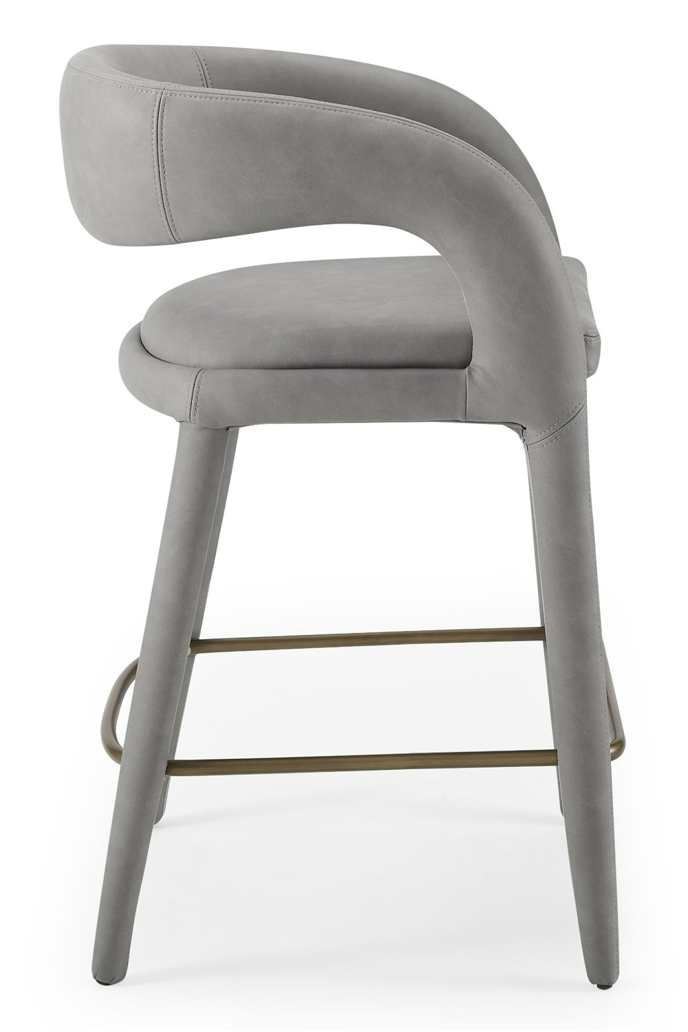   Vegan Leather Upholstered Counter Chair | Oroa.com