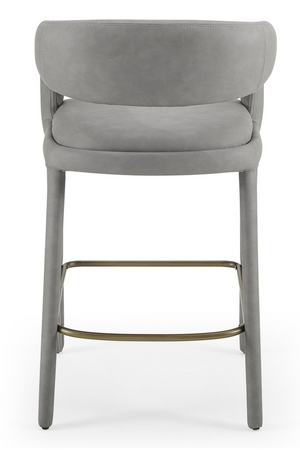   Vegan Leather Upholstered Counter Chair | Oroa.com