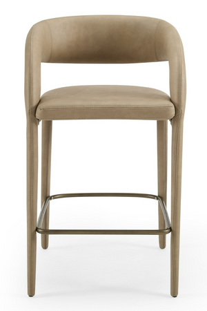   Vegan Leather Upholstered Counter Chair | Oroa.com