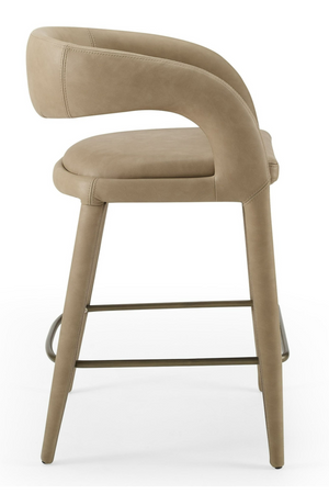   Vegan Leather Upholstered Counter Chair | Oroa.com