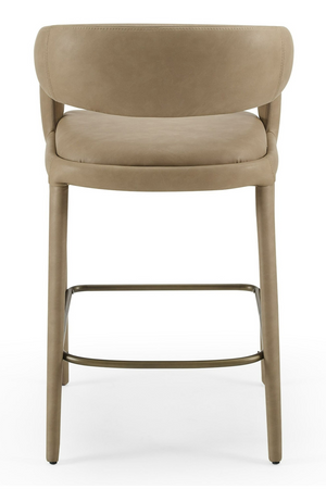   Vegan Leather Upholstered Counter Chair | Oroa.com