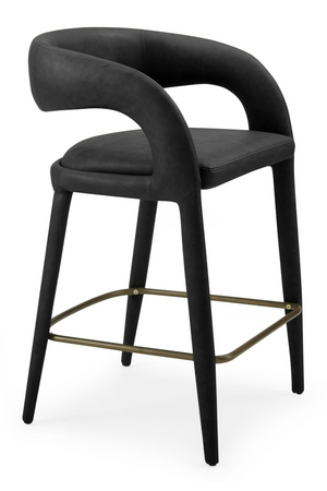   Vegan Leather Upholstered Counter Chair | Oroa.com