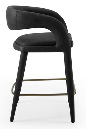   Vegan Leather Upholstered Counter Chair | Oroa.com