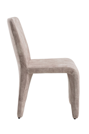   Beige Velvet Dining Chairs (2) | Oroa.com