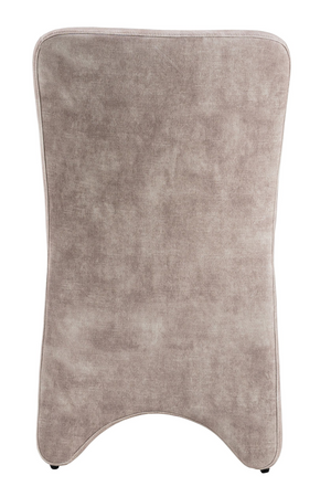   Beige Velvet Dining Chairs (2) | Oroa.com