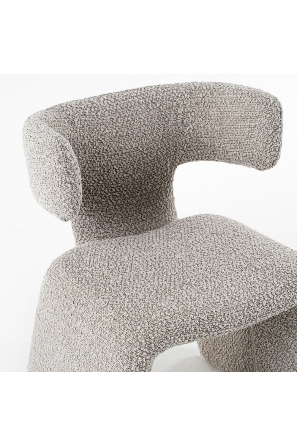   Asymmetrical Fabric Dining Chair | Oroa.com