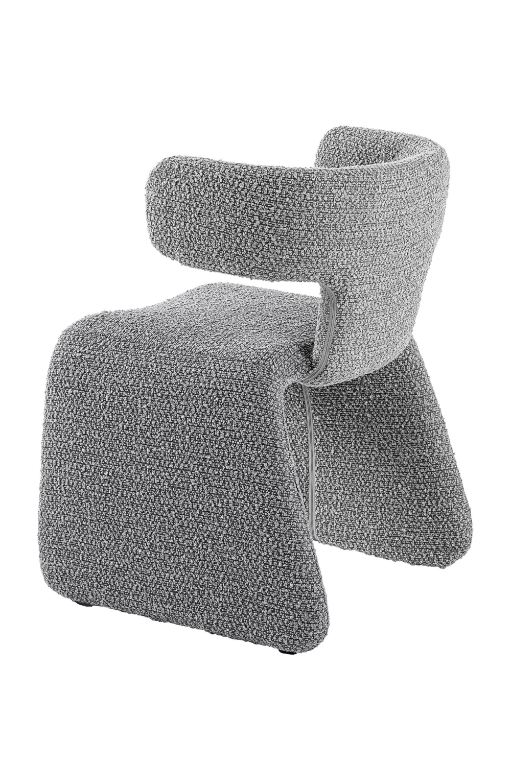   Asymmetrical Fabric Dining Chair | Oroa.com