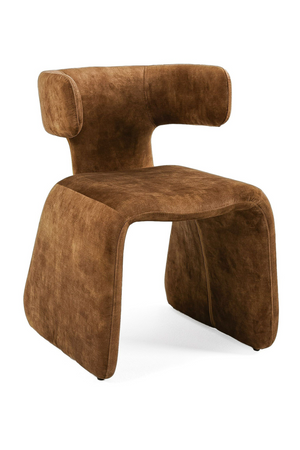   Asymmetrical Velvet Dining Chair | Oroa.com