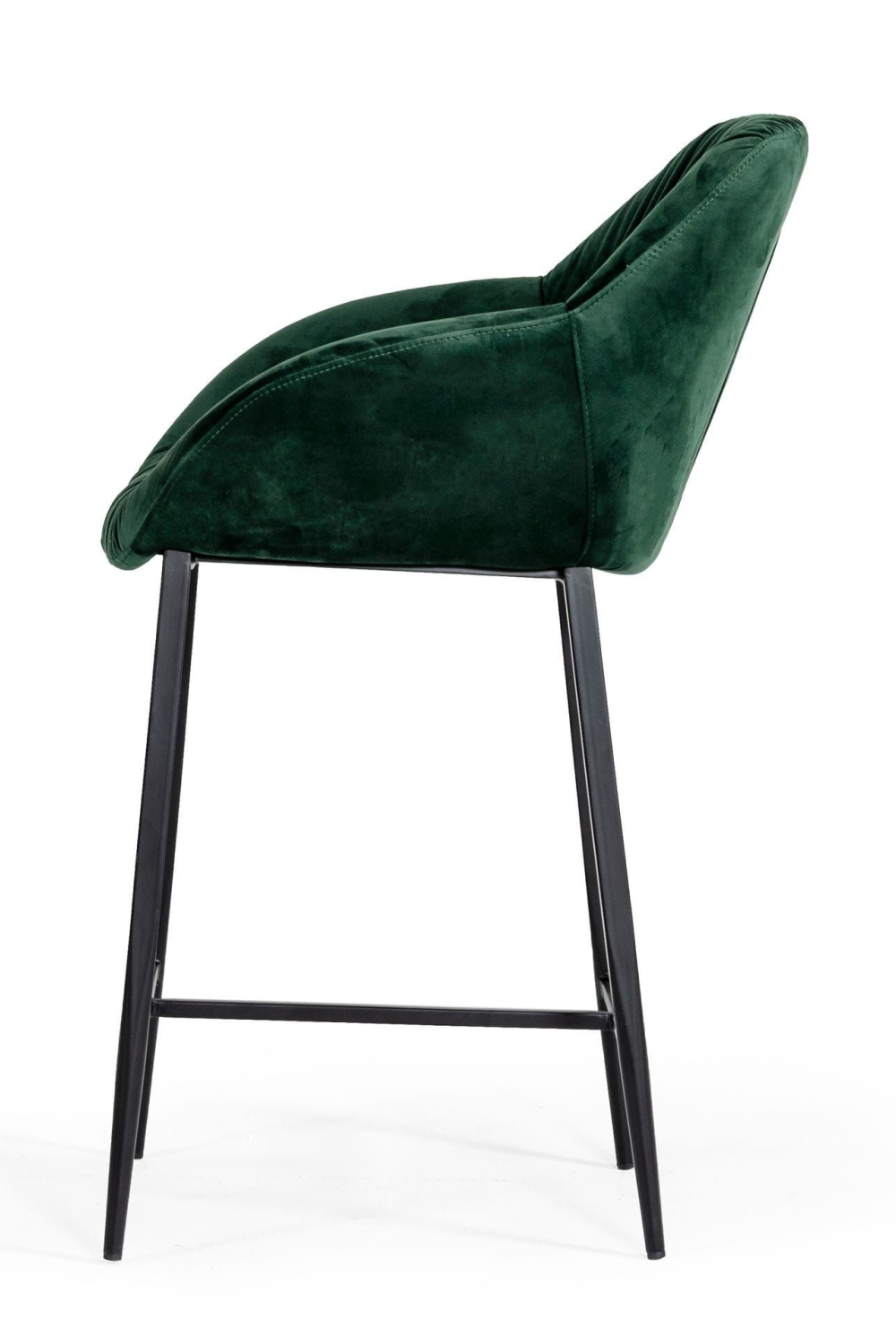   Green Velvet Bar Stool | Oroa.com