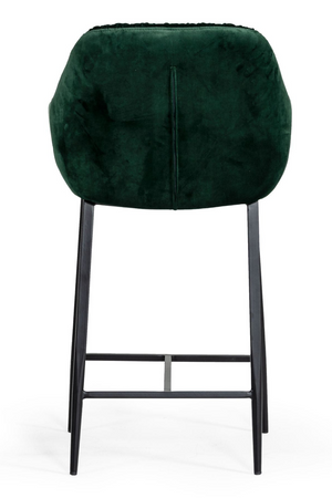   Green Velvet Bar Stool | Oroa.com