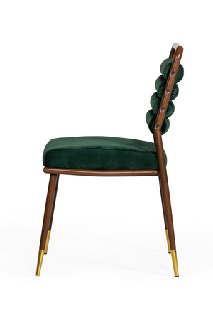   Green Velvet Tufted Dining Chair | Oroa.com