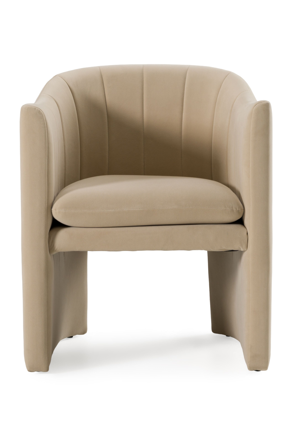   Velvet Curved Dining Chair | Oroa.com