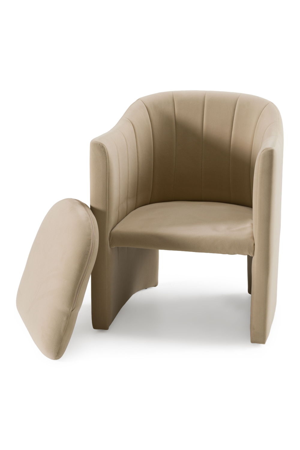   Velvet Curved Dining Chair | Oroa.com