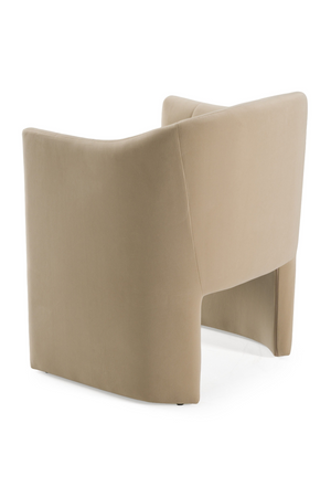   Velvet Curved Dining Chair | Oroa.com
