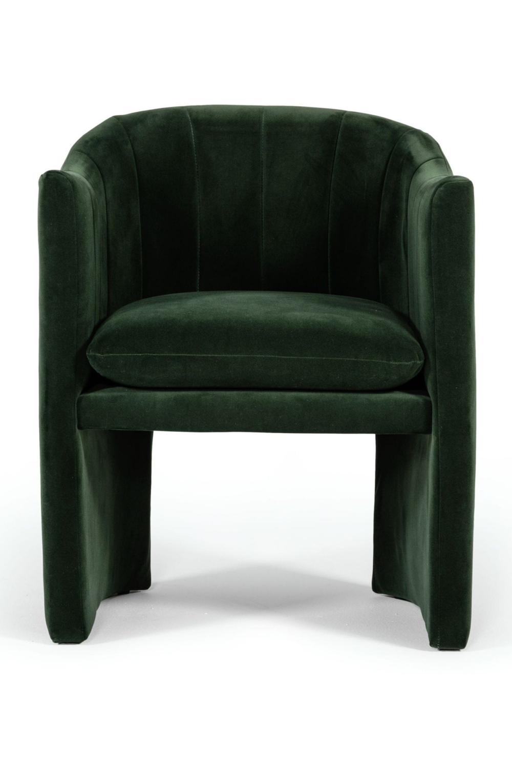   Velvet Curved Dining Chair | Oroa.com