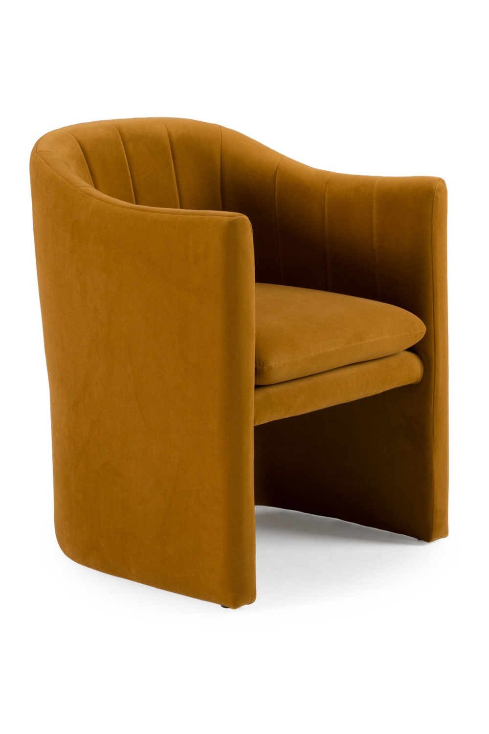   Velvet Curved Dining Chair | Oroa.com
