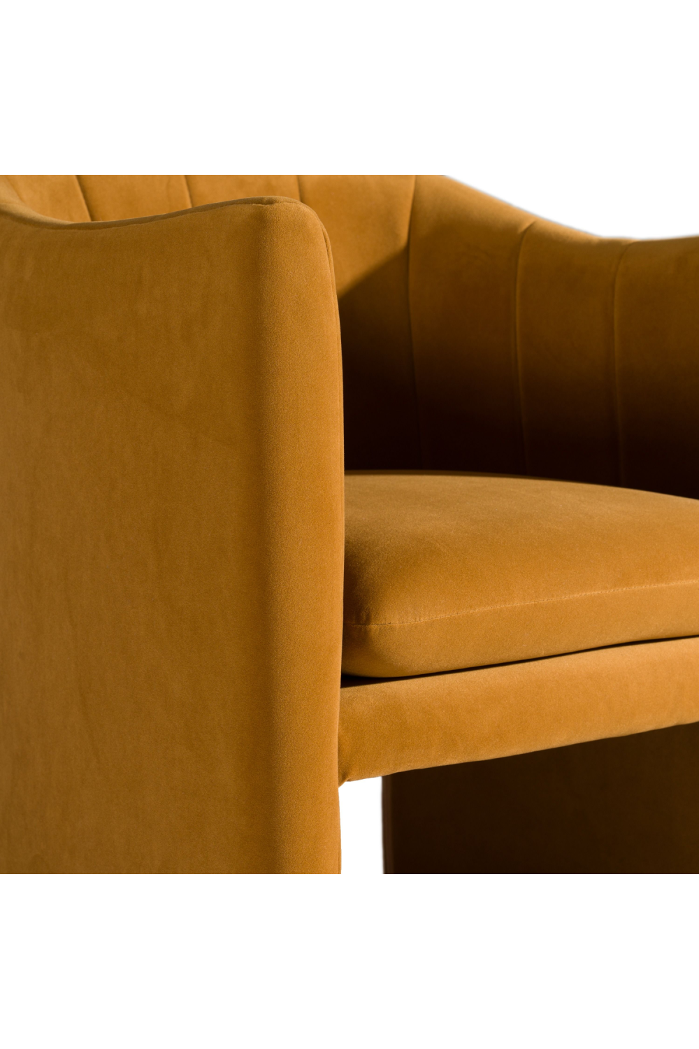   Velvet Curved Dining Chair | Oroa.com
