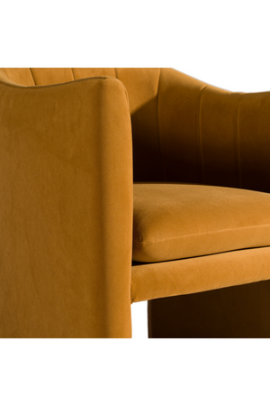   Velvet Curved Dining Chair | Oroa.com