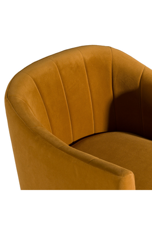  Velvet Curved Dining Chair | Oroa.com
