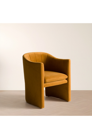   Velvet Curved Dining Chair | Oroa.com