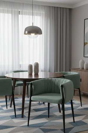   Light Green Velvet Dining Chair | Oroa.com
