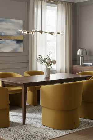   Velvet Upholstered Dining Chair | Oroa.com