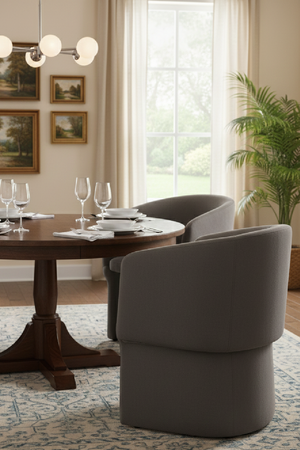   Velvet Upholstered Dining Chair | Oroa.com
