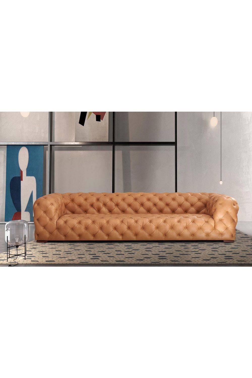   Tufted Leather Sofa | Oroa.com