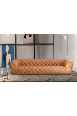   Tufted Leather Sofa | Oroa.com
