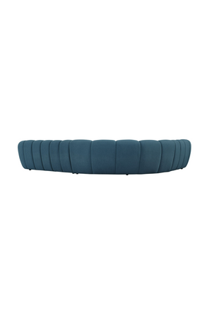   Tufted Teal Sectional Sofa | Oroa.com