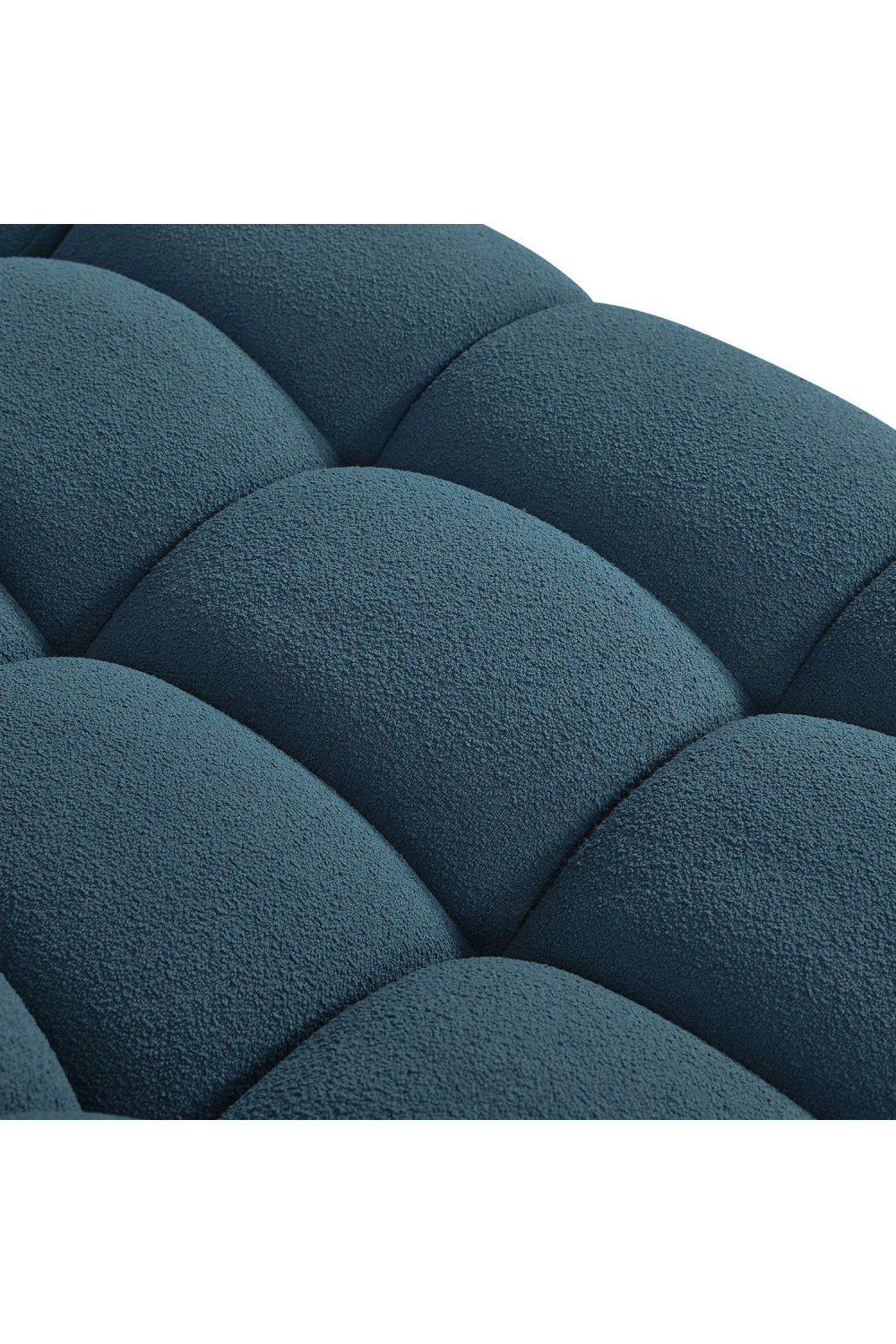   Tufted Teal Sectional Sofa | Oroa.com