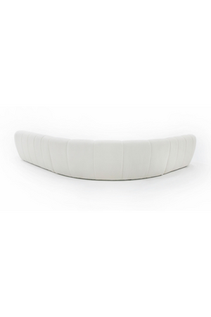   White Curved Sectional Sofa | Oroa.com