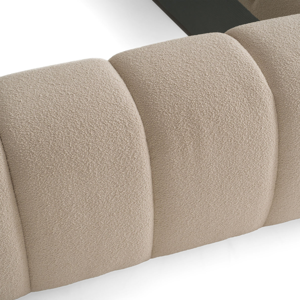   Beige Hexagonal Tufted Bed | Oroa.com